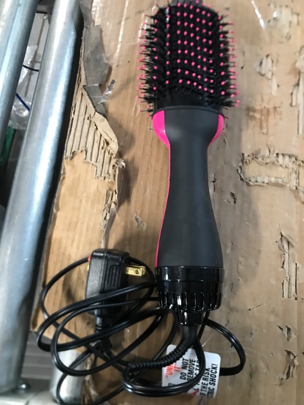 Photo 2 of 9USED)Hair Dryer Brush Blow Dryer Brush in One, Upgraded 4 in 1 Hair Dryer and Styler Volumizer 75MM Oval Shape Pink