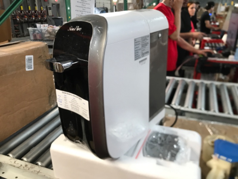 Photo 4 of SimPure Y7P-BW UV Countertop Reverse Osmosis Water Filtration Purification System, 4 Stage RO Water Filter, Bottleless Water Dispenser, 4: 1 Pure to Drain, BPA Free (No Installation Required)