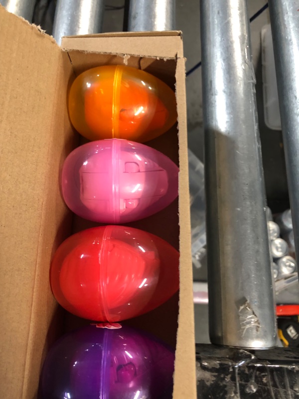 Photo 1 of Anditoy 4 Pack Jumbo Flamingo Deformation Prefilled Eggs with Toys Inside for Kids Girls Boys Christmas Stocking Stuffers 