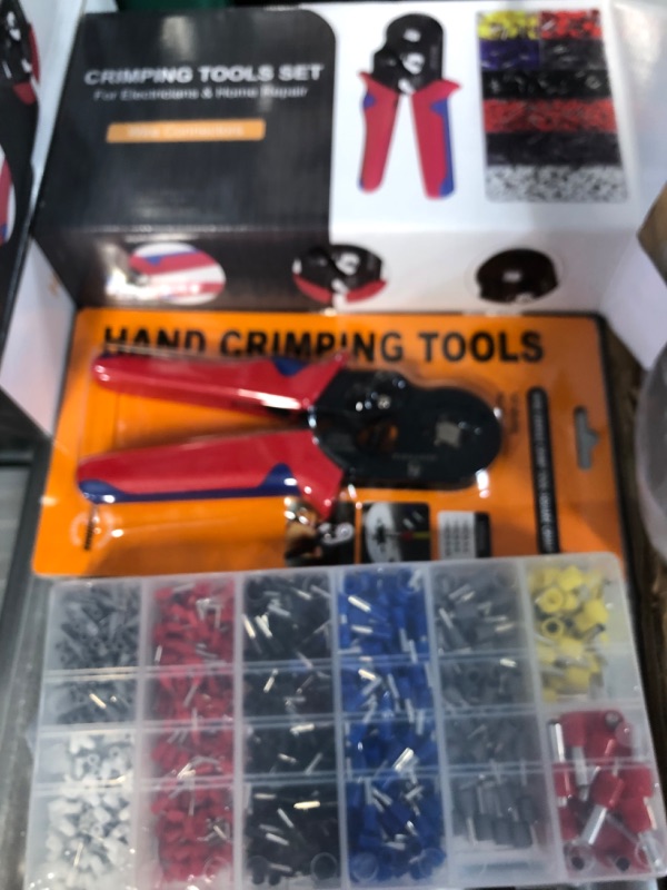 Photo 2 of  Ferrule Crimping Tool, Self-Adjusting Piler Ratchet Wire Crimping Tool 