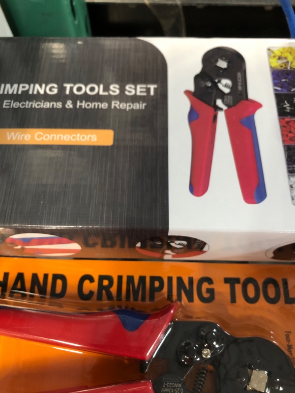 Photo 2 of  Ferrule Crimping Tool, Self-Adjusting Piler Ratchet Wire Crimping Tool 