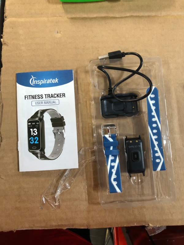 Photo 2 of *ADULT VERSION* Inspiratek Fitness Tracker BLUE MARBLE