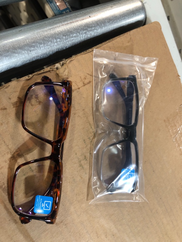 Photo 2 of Blue Light Blocking Glasses/Computer Glasses 2 Pack for Women/Men