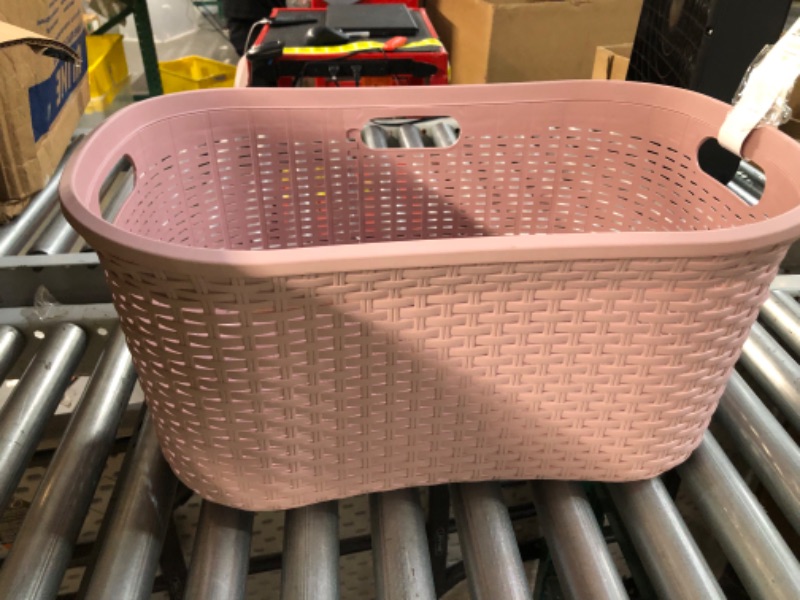 Photo 2 of [Brand New] Mind Reader Basket Collection, Laundry Basket, 40 Liter (10kg/22lbs), Pink 1pc