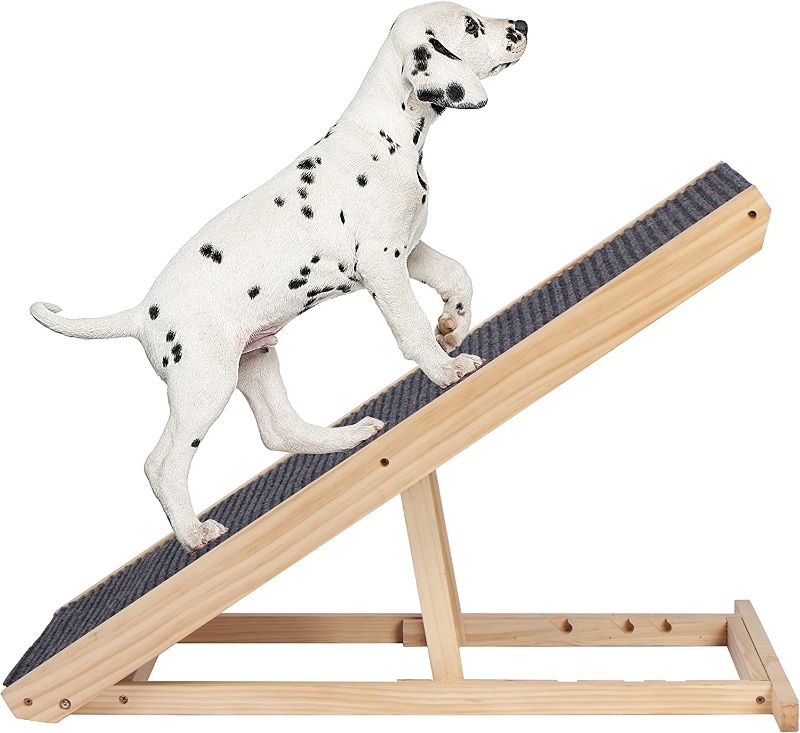 Photo 1 of [Like New] TOLEAD Wooden Adjustable Pet Ramp,  Portable Dog & Cat Ramp - 176 Lbs/80kg

