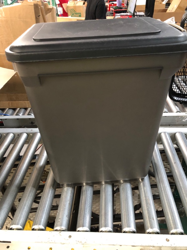 Photo 1 of [Missing Parts] IRIS USA 55 Lbs / 67 Qt WeatherPro Airtight Pet Food Storage Container 