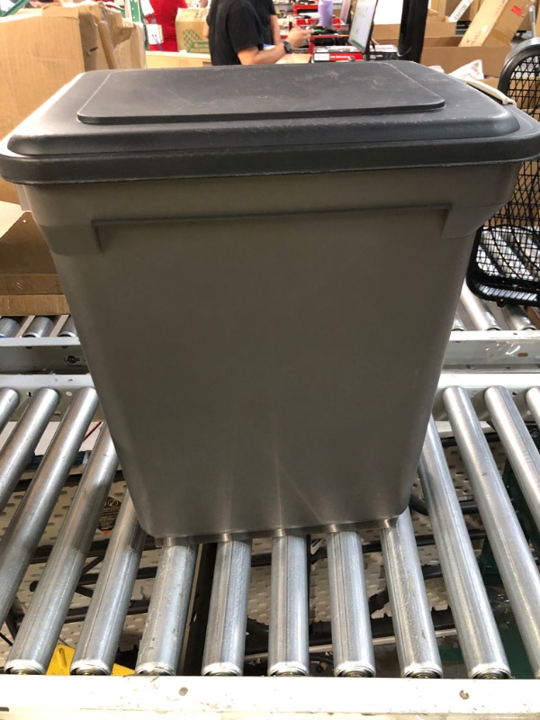 Photo 2 of [Missing Parts] IRIS USA 55 Lbs / 67 Qt WeatherPro Airtight Pet Food Storage Container 