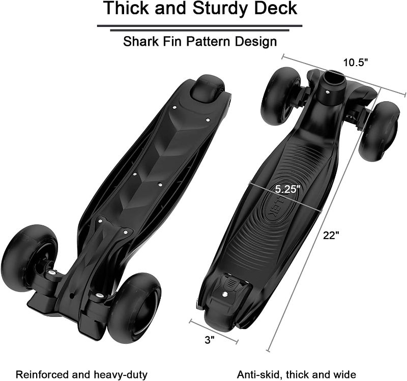 Photo 1 of [For Parts] Allek Kick Scooter B03, Lean 'N Glide 3-Wheeled