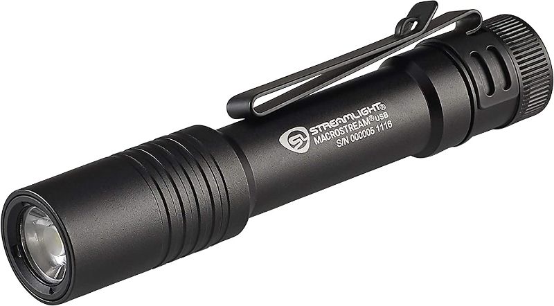 Photo 1 of [New] Streamlight 66320 MacroStream USB 500-Lumen Rechargeable Compact Flashlight