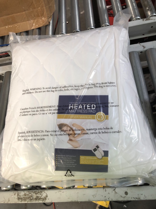 Photo 2 of [See Notes] Heated Mattress Pad | Quilted Cotton