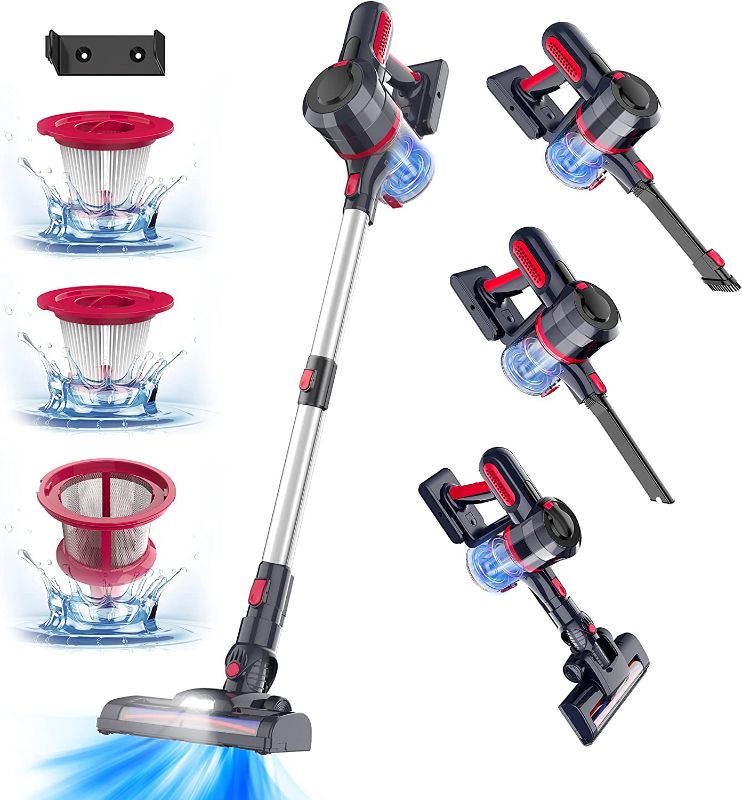 Photo 1 of [See notes] Cordless Vacuum Cleaner, 25Kpa Strong Suction, 35 mins Runtime