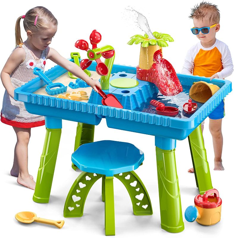 Photo 1 of ['Missing Parts] Kids Sand Water Table for Toddlers - Beach Toys Activity Sensory Play Table 
