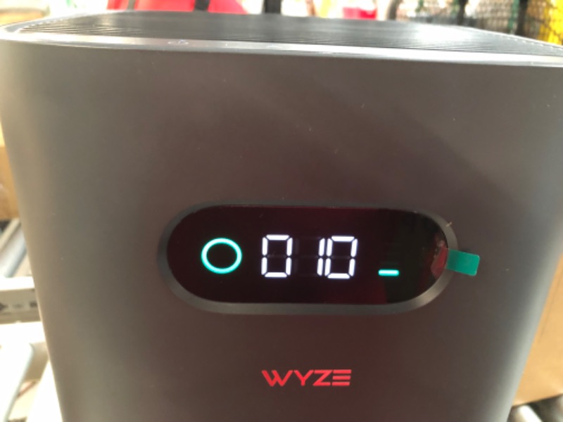 Photo 3 of [New] Wyze Air Purifier with Allergen Filter for Home Large Room, HEPA 13, 21db Quiet Sleep Mode, 550 sq ft, Black