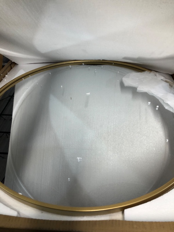 Photo 4 of 24inch Circle Wall Mirror GOLD 