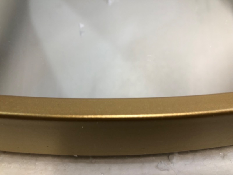 Photo 2 of 24inch Circle Wall Mirror GOLD 