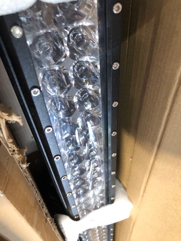 Photo 4 of IYF 34Inch LED Light Bar, Spot Flood Work Light 6 Modes Amber White Strobe Light Off-Road Driving Fog Light 