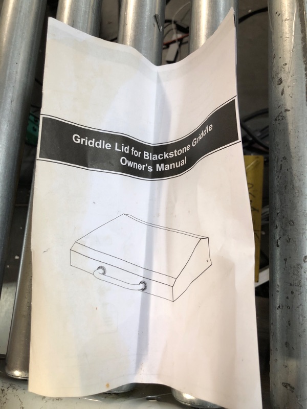 Photo 2 of *STOCK PHOTO FOR REFERENCE ONLY* Upgrade Hinged Lid for Blackstone 38 inch Griddle, 