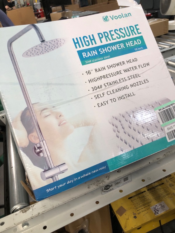 Photo 1 of **SEE NOTES**
Voolan Rain Shower head, High Pressure Shower Head 