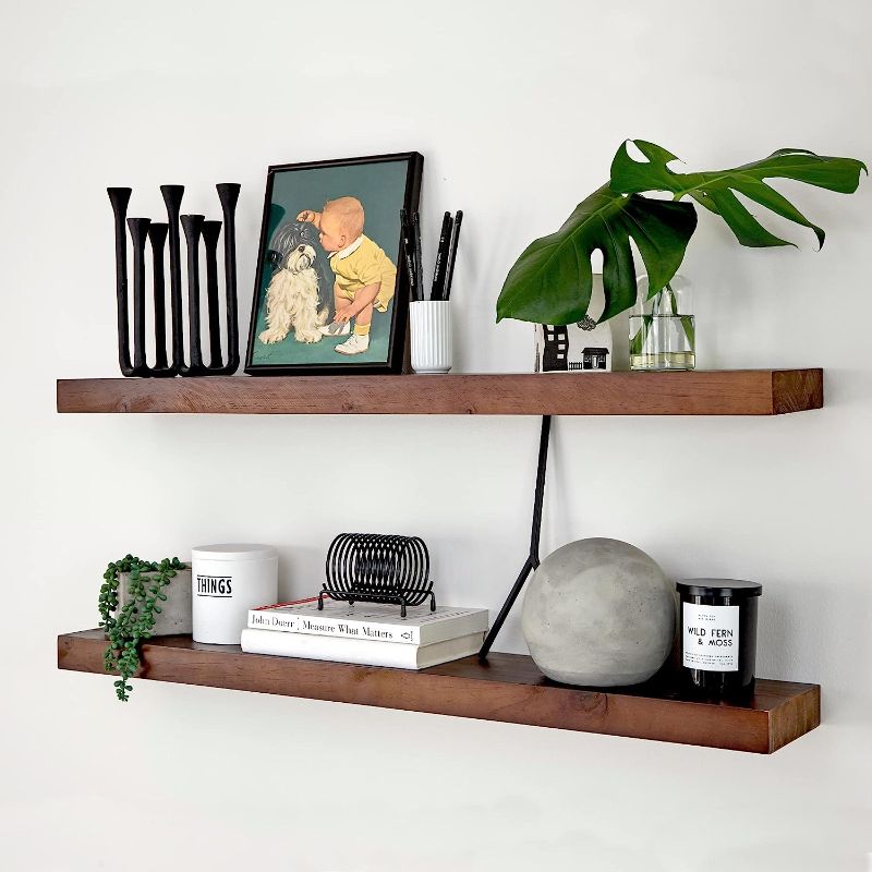 Photo 1 of *STOCK PHOTO FOR REFERENCE ONLY* Homeforia Rustic Farmhouse Floating Shelves -