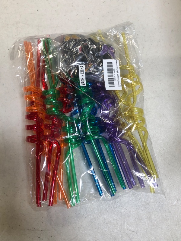 Photo 2 of 24 Butterfly Drinking Straws with 2 PCS Straws Cleaning Brush for Butterfly Birthday Party Supplies Favors Decorations