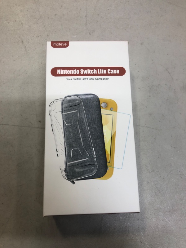 Photo 2 of moleve Nintendo Switch Lite Case with TPU Switch Lite Clear Case & Switch Lite Screen Protector, Portable Carrying Case for Nintendo Switch Lite 2019, Switch Lite Accessories