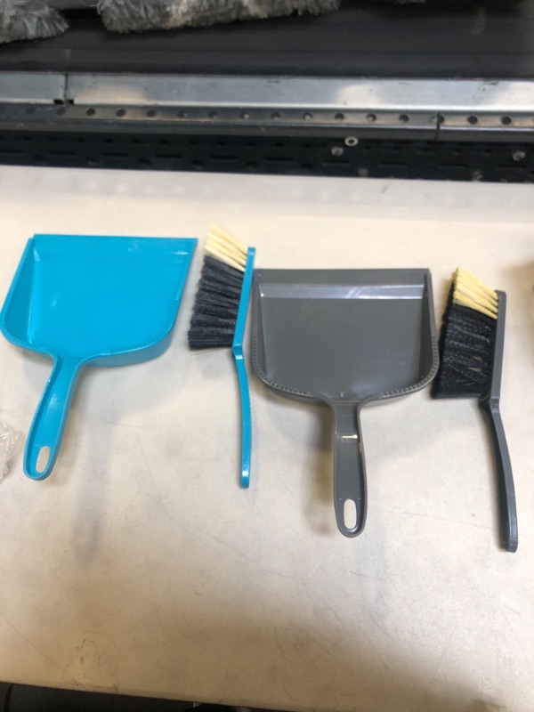 Photo 1 of 2 PCK DUST PAN AND BROOM BRUSH