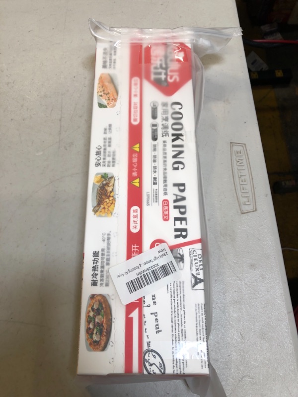 Photo 2 of 2 Rolls High Temperature Resistant, Waterproof And Greaseproof Baking Paper,Parchment Paper for Baking,Steaming Baking Grilling Roasting Air Fryer