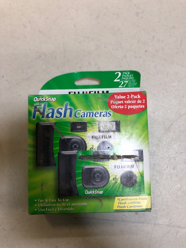 Photo 2 of Fujifilm QuickSnap Flash 400 One-Time-Use Camera -2 Pack 2 Pack (QuickSnap)