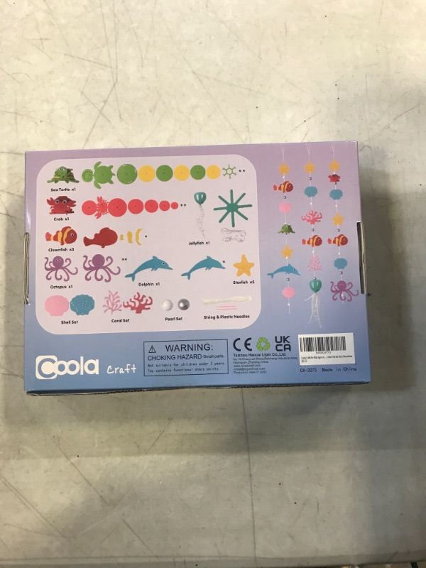 Photo 3 of Coola Sewing Kit for Kids, Crafts for Kids Ages 4-8, DIY Kits for Girls Ages 4 5 6 7 8 9 10 11 12, Art and Craft DIY Early Educational Toys Suitable for Girls & Boys SEA - FACTORY SEALED