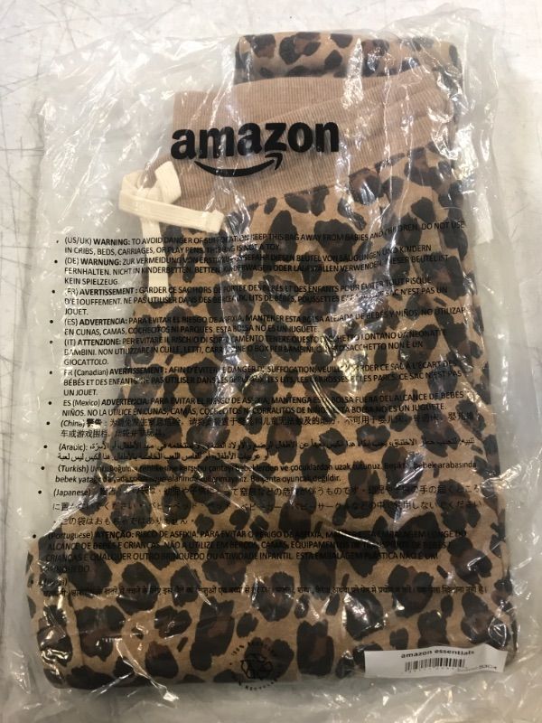 Photo 2 of Amazon Essentials Women's French Terry Fleece Jogger Sweatpant (Available in Plus Size) X-Small Leopard