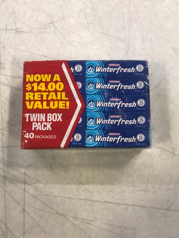 Photo 1 of 1566256 Wrigley W/Fresh Gum/ FACTORY SEALED / EXP JAN/2023
