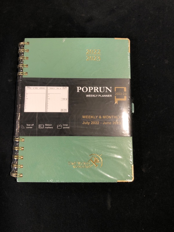 Photo 1 of Poprun weekly planner july 2022/ june 2023