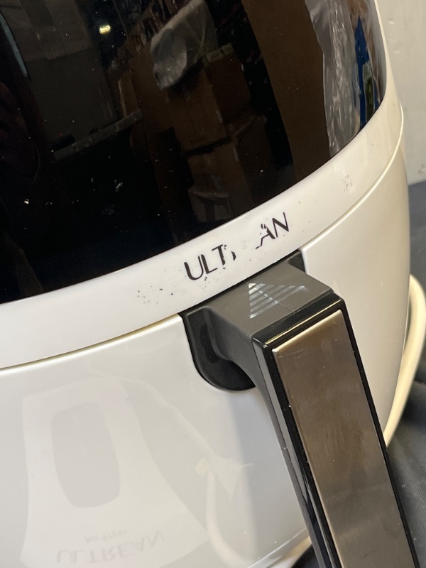 Photo 3 of Ultrean 5.8 Quart Air Fryer, Electric Hot Air Fryers Cooker with 10 Presets, Digital LCD Touch Screen, Nonstick Basket, 1700W, UL Listed (White) - ++DAMAGE : SHOWNN IN PICTURES++
