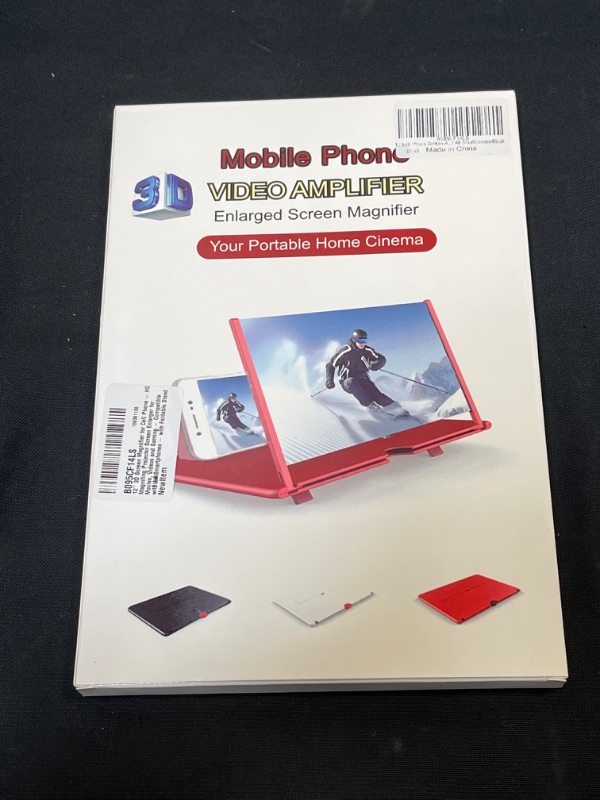 Photo 1 of 12'' 3D Screen Magnifier for Cell Phone - HD Magnifing Projector Screen Enlarger for Movies