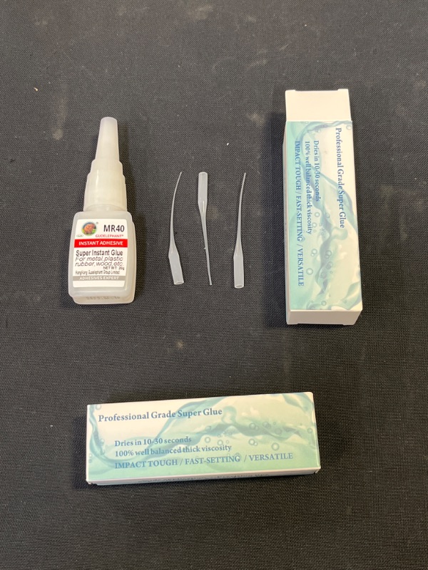 Photo 1 of 2CT - Weglau Instant Glue,Glue for Everything, for bonding Other Material.Instant Super Glue for Metal,Plastic,Rubber,Rock,Wood,Leather,Ceramics