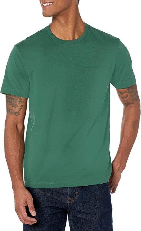 Photo 1 of Goodthreads Men's Slim-Fit Short-Sleeve Cotton Crewneck T-Shirt - MEDIUM -