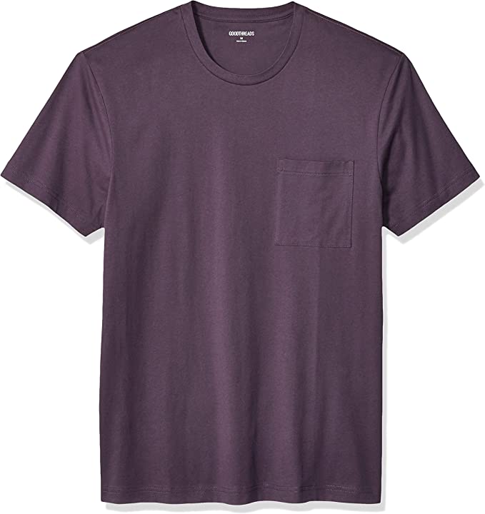 Photo 1 of Goodthreads Men's Slim-Fit Short-Sleeve Cotton Crewneck T-Shirt - SMALL -