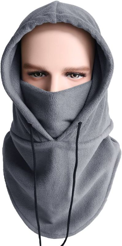 Photo 1 of Balaclava Ski Mask for Men & Women - Heavyweight Fleece Hood - Winter Hat for Skiing Hunting Motorcycle Camping Accessories