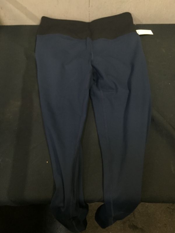 Photo 1 of CORE 10 WOMEN'S YOGA PANTS BLACK AND BLUE - MEDIUM -