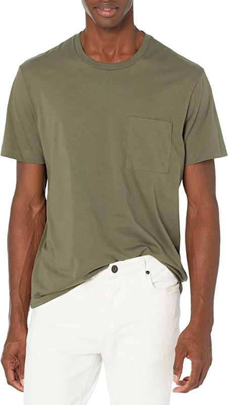 Photo 1 of Goodthreads Men's Slim-Fit Short-Sleeve Cotton Crewneck T-Shirt - MEDIUM -