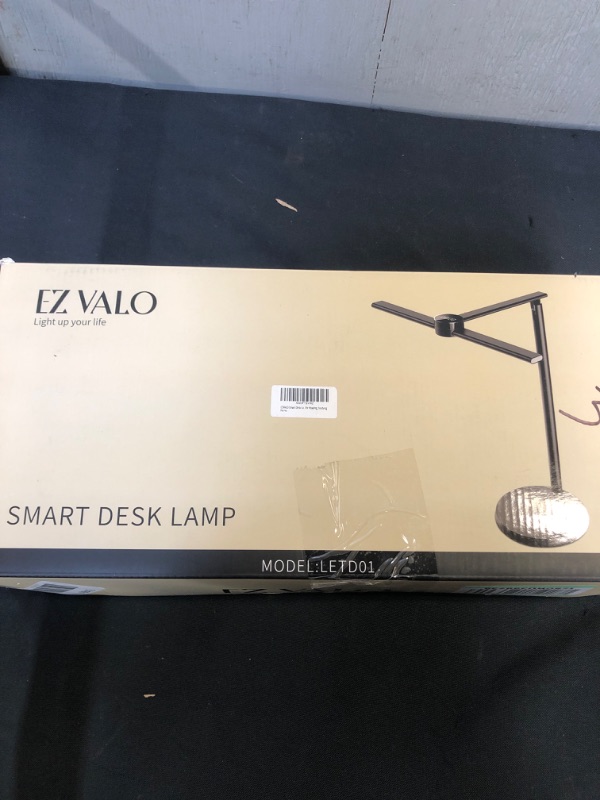 Photo 2 of EZVALO Smart Desk Lamp with APP Control, Eye-caring Auto-Dimming Table Lamp with Motio Sensor,3 Color Temperature, Works with Alexa & Google Assistant, Desk Light with Timer for Reading, Studying
