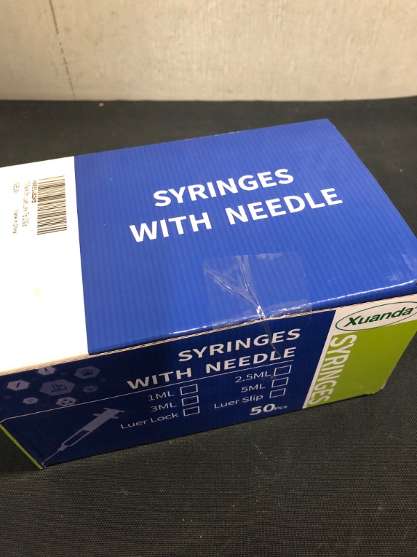 Photo 1 of 50 Count Syringes with needles - 3ML - Luer Lock
