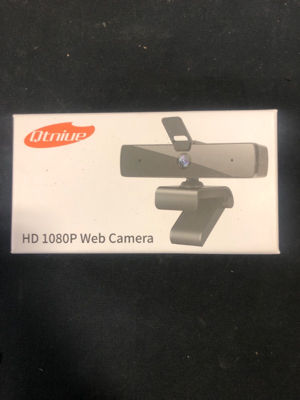 Photo 2 of Qtniue Webcam with Microphone and Privacy Cover, FHD Webcam 1080p, Desktop or Laptop and Smart TV USB Camera for Video Calling, Stereo Streaming and Online Classes 30FPS