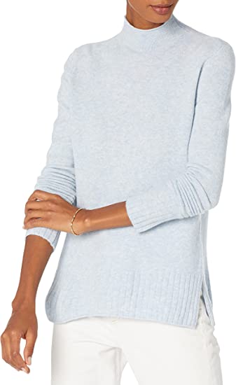 Photo 1 of Goodthreads Women's Mid-Gauge Stretch Funnel Neck Sweater - LARGE -