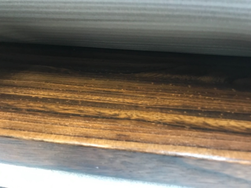 Photo 6 of WH-AOERPUMY 5 Tier Bookcase, Solid Wood Bookshelf Rustic Vintage Industrial Etagere Bookcase, Metal and Wood Free Vintage Bookshelf, Retro Brown (Real Wood) (5-Tier)