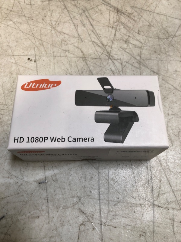 Photo 2 of Qtniue Webcam with Microphone and Privacy Cover, FHD Webcam 1080p, Desktop or Laptop and Smart TV USB Camera for Video Calling, Stereo Streaming and Online Classes 30FPS
++FACTORY SEALED++