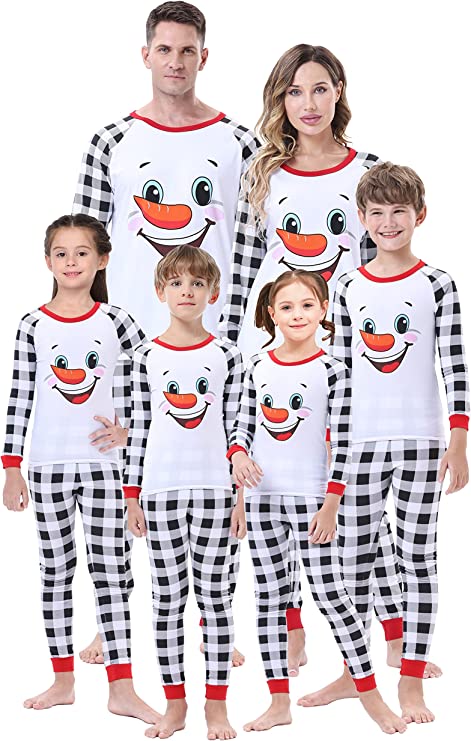 Photo 1 of Family Matching Christmas Pajams Women Men Xmas Pjs Holiday Cotton Sleepwear Jammies Long Sleeve Pyjamas Clothes  -- WOMENS SIZE XL --
