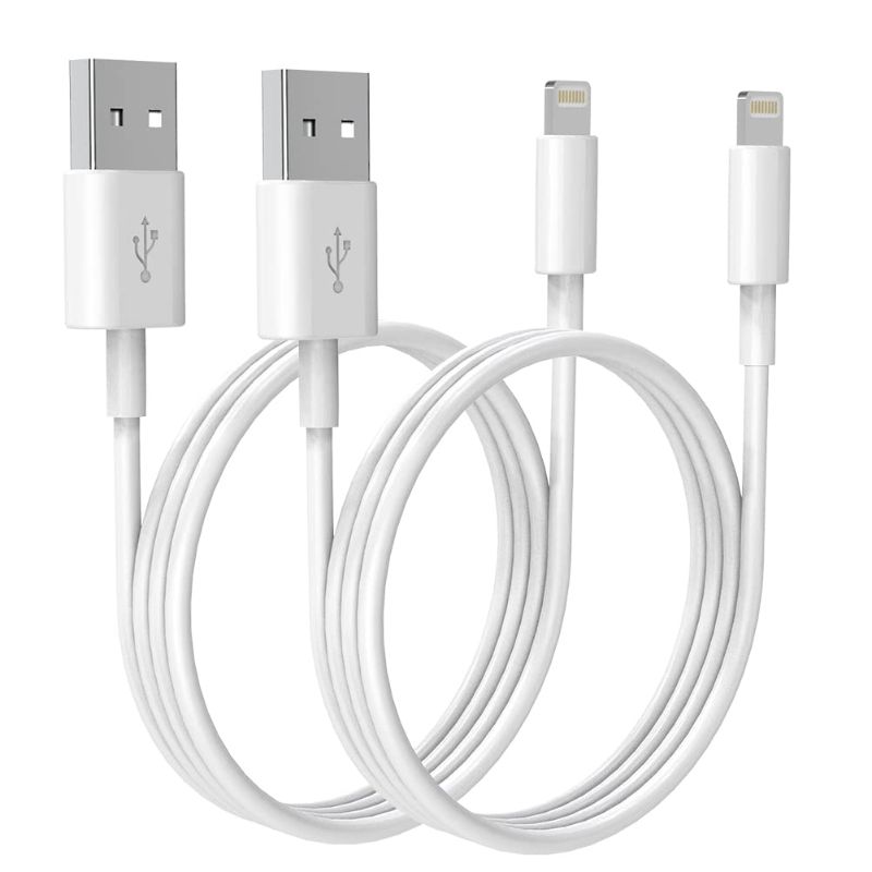 Photo 1 of PEAPOLET iPhone Charger Cable, [Apple MFi Certified] USB-A to Lightning Cord Fast iPhone Charger Cable Compatible iPhone 14/13/12/11 Pro Max Xs X XR 8 7 iPad iPod 3.3FT 2 Pack