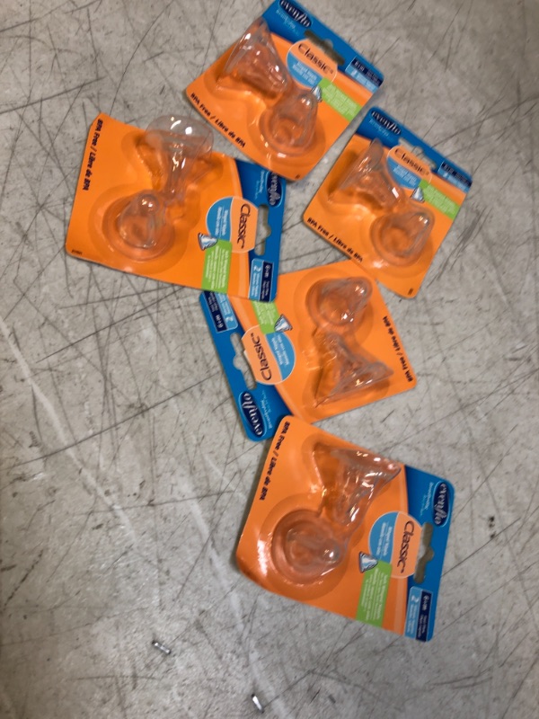 Photo 1 of 5 COUNT Evenflo Feeding Classic Winged Nipple, Fast