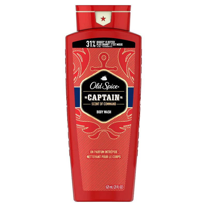 Photo 1 of 4 COUNT Old Spice Red Collection Body Wash for Men Captain Scent 21 Fl Oz
